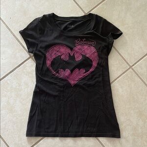 Batman Black and Pink Graphic Tee